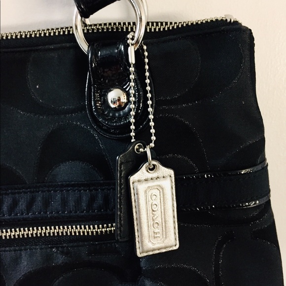 Authentic Black Coach Handbag - Picture 3 of 5